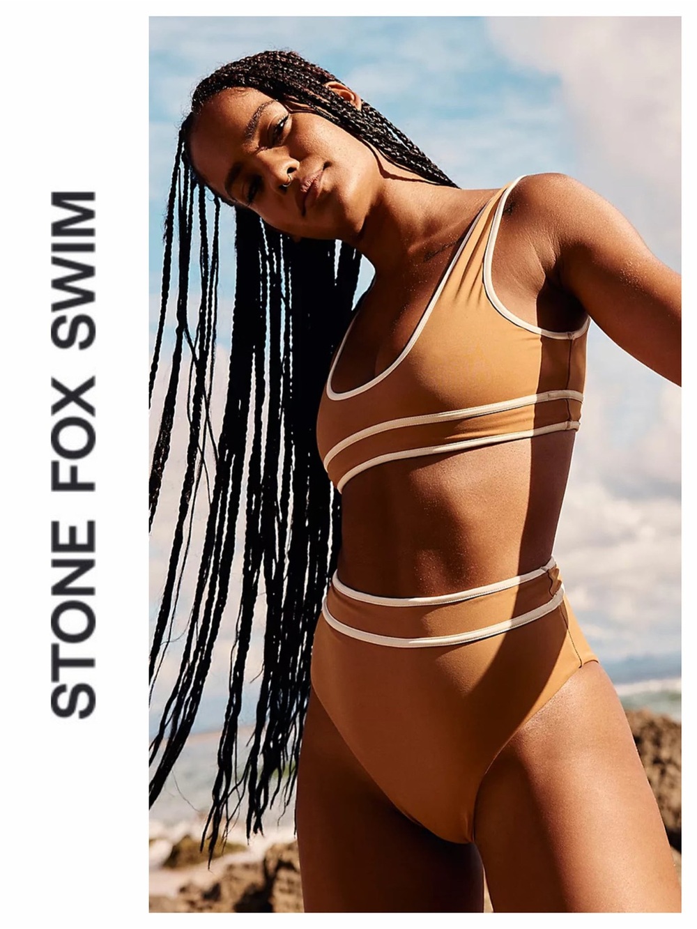 Stone Fox Swim x Free People 2 piece Bikini MEDIUM